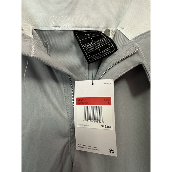 Size L Nike Pants Gray Dark Green Vapor Select Baseball Mens BQ5489-059 NEW - Picture 3 of 3